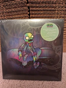SEALED Plants vs Bad Zombies Billie Eilish PURPLE vinyl GLOW bad guy 7” iam8bit - Picture 1 of 4