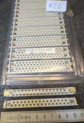 9x SIEMENS FEDERLEISTEN STECKER 25polige MESSERLEISTEN C42334-A56-A56 NOS OVP - Bild 1 von 4