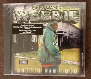 5th Ward Weebie-Ghetto Platinum (CD, 2000) Parental Advisory NEW/SEALED! - Picture 1 of 2