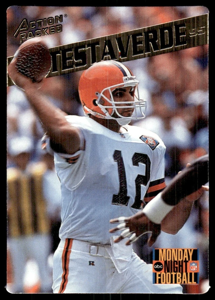 1995 Action Packed Monday Night Football Vinny Testaverde Cleveland Browns #42 - Image 1 of 2