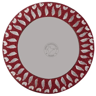 Round Wall Mirror - Round Mirror, Rustic Accent Mirror for Bathroom, Entry, D... - Image 1 of 4