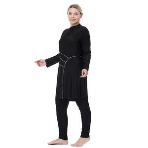 Full Cover Swimwear Modest Women Muslim 3Pcs Hijab Islamic Swimsuit Burkini Arab - Bild 1 von 17