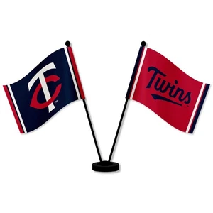 Minnesota Twins Desk Flags - Picture 1 of 5