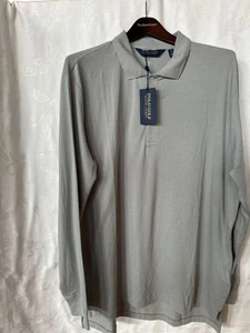 Polo Golf Ralph Lauren Camicia Manica Lunga Uomo XL LT GRY HTR-NUOVA CON ETICHETTE - Foto 1 di 8