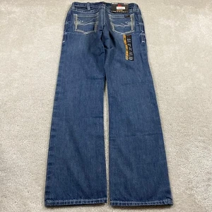 Ariat FR Jeans Mens 30x34 Blue M4 Relaxed Bootcut Denim Workwear Glacier - Picture 1 of 6