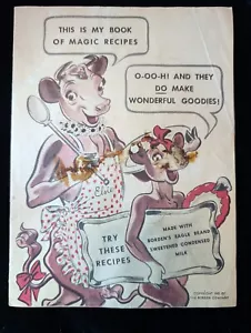 1942 Borden's Eagle Brand Sweetened Condensed Cookbook Recipes See Details - Picture 1 of 8