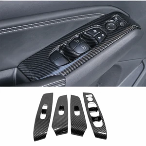 For Nissan Altima 2019-2022 ABS Inner Window Lift Switch Panel Trim Carbon Fiber - Imagen 1 de 7