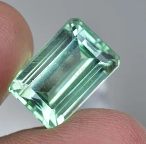 Natürlicher Grandidierit 10,55 ct grün-bläulicher Smaragd zertifiziert loser Edelstein - Bild 1 von 6