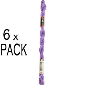 6x DMC Perlgarn Stärke 5, 15 m, 115AR/5-553, VPE - Bild 1 von 1