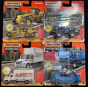 Diecast Matchbox 1:64 Working Rigs Lot of FOUR - Construction & Transport - Picture 1 of 4