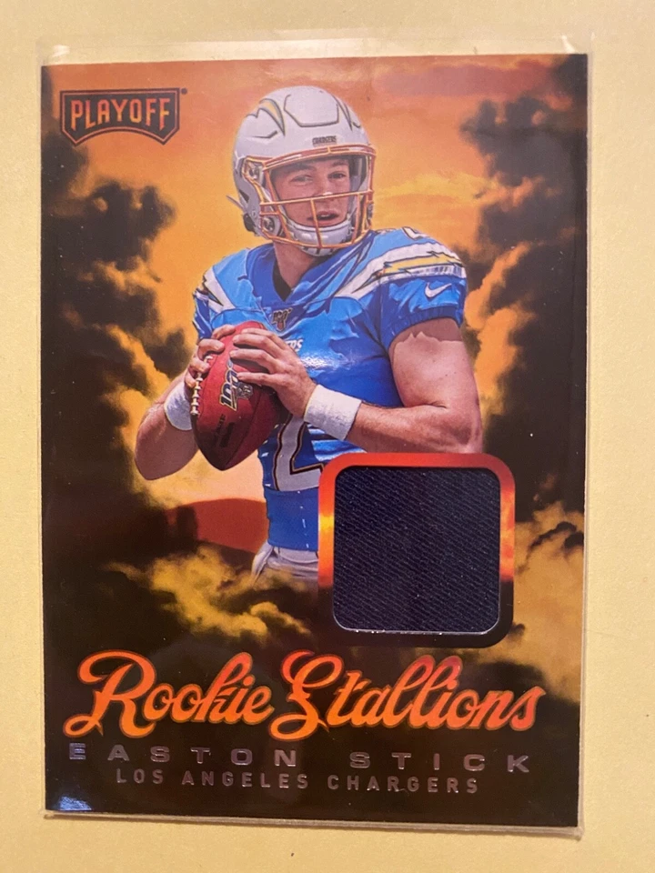 A31,619 - 2019 Playoff Rookie Stallions Jerseys #31 Easton Stick - Image 1 of 1