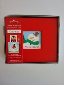 Hallmark Christmas Instant Scrapbook ‘Tis The Season Red 7.5" x 6.5" NEW