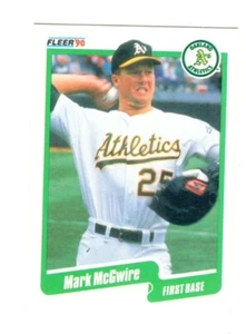 Mark McGwire: 1990 Fleer  #15 - Error Card  - Picture 1 of 2