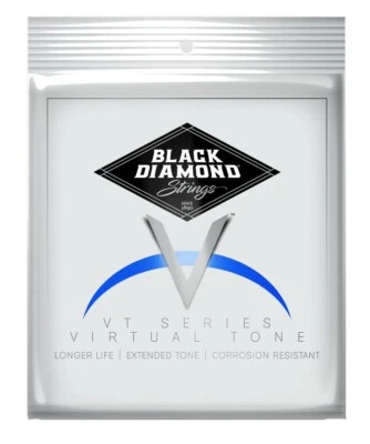 Cuerdas de bajo Black Diamond - Juego de 5 cuerdas herida criogénica mediana Foto 1 de 4