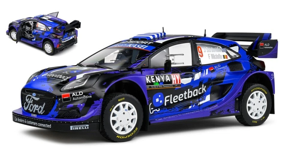Solido FORD PUMA RALLY1 N.9 RALLY SAFARI KENYA 2022 SERDERIDIS-MICLOTTE 1:18 - Immagine 1 di 1