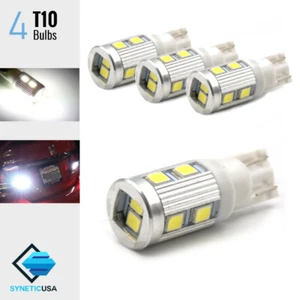 4x High Power T10 2835 Chip RV 6000K White Interior Light LED Bulbs 161B W5WB - Picture 1 of 5