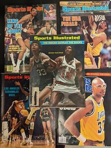 Lot of 5 70-80's Sports Illustrated Kareem Abdul Jabar Alcindor Lakers Bucks