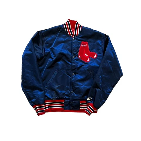 Vintage 1980s MLB Boston Red Sox Bomber Jacket (S) Cover