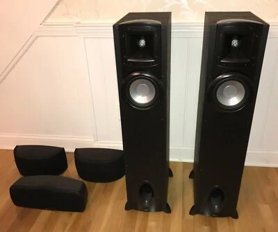 Klipsch Synergy F-10, C-10, S-10 - Paquete / Lote de cinco altavoces de 5 - Sonido envolvente Foto 1 de 4