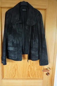 Damen  Velours Leder Jacke ,Betty Barclay Schwarz , Gr. 44 - Bild 1 von 10