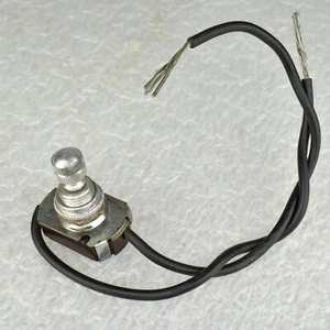 Vintage Eagle USA Single Pole Canopy Rotary Switch Metal Turn Knob 125/250V - Picture 1 of 5