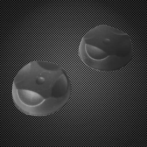 ORB D-Pad Shape PS4 Thumbstick Rubber Grips Black (1 Pair) - Picture 1 of 2