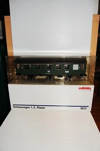 Märklin 5810 Piste 1 Dreiachsiger Wagon de Voyageurs Voitures Classe 1/2 Ovp - Photo 1/14