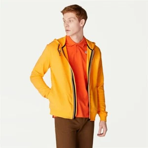 K-WAY FELPA UOMO COTONE GARZATO art. K5113IW mod. LE VRAI ARNEL POLY COTTON - Imagen 1 de 9