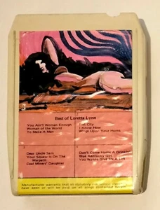 Best of Loretta Lynn Media 2 8 Track Tape Catalog #529 - Picture 1 of 6