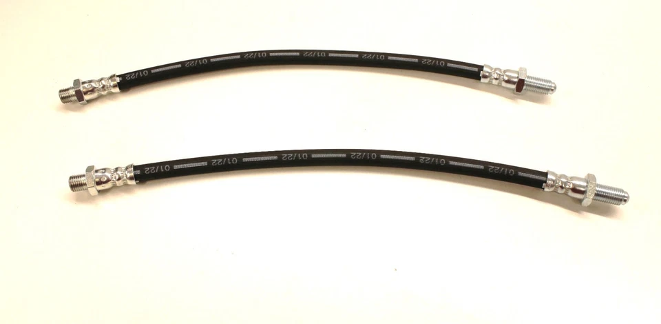 PAR DE MANGUEIRAS DE FREIO DIANTEIRO ARMSTRONG SIDDELEY HURRICANE WHITLEY LANCASTER & TUFÃO - Imagem 1 de 1