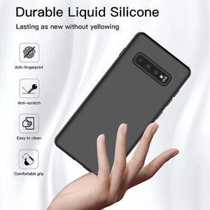 Funda para teléfono Samsung Galaxy S10+/Plus/S10E silicona suave a prueba de golpes delgada cubierta - Imagen 1 de 51