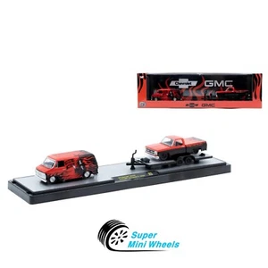 M2 Machines 1:64 - 1973 Chevrolet Van G10 & 1976 GMC Sierra Grande 15 - Picture 1 of 2