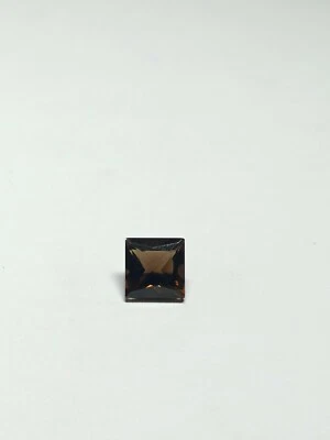 Quartz , Square ,Brown,Smoky Quartz Square Cut 2.30 carats in weight 8×8 mm size - Image 1 of 3