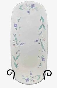 Pfaltzgraff Serving Platter APRIL 16" Rectangular Oval Floral Tray Mexico Plate - Picture 1 of 6