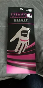 Ladies Nitro Crossfire Performance Golf Glove Women's Left Hand Size Large (E11 - Picture 1 of 3