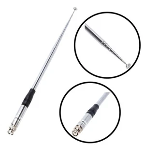 27MHz BNC Male Connector Telescopic Rod HT Antenna 9 Inch To 51 Inch 1.8dbi - Picture 1 of 8
