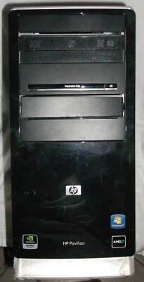 HP DESKTOP TOWER PAVILION WINDOWS 10 AMD SEMPRON AS-IS PARTS PC COMPUTER REPAIR  - Image 1 of 4
