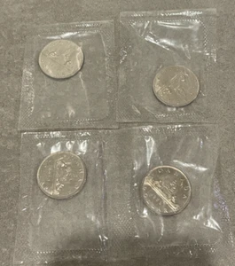 Lot of Four (4) 1969 Canada $1 One Dollar Coins L2 - Picture 1 of 3
