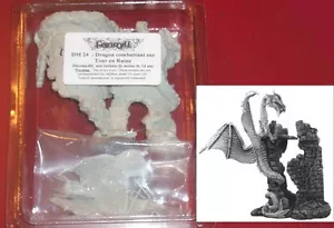 Fenryll DM24 Dragon with Ruined Tower (1) 28mm Miniature Wyrm Drake Ruins NIB - Picture 1 of 1
