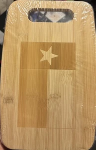 Encore Brandz Texas Lonestar Collection Texas Wooden Cutting Board, Texas Flag - Picture 1 of 7