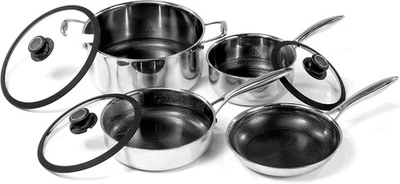 Black Cube Quick Release Cookware 7 Piece Set, Assorted Sizes Set of 7,  - Image 1 of 4
