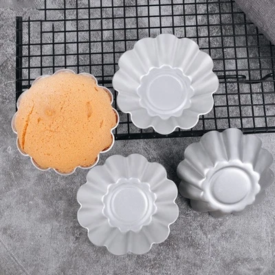  2 Pcs Mini Kuchen Förmchen Törtchenformen Backwerkzeug Gebäckform - Bild 1 von 4