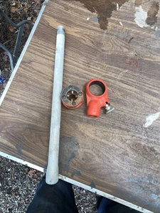 Rigid 00-R Ratcheting Pipe Threader 1/2" Die Head+Handle - Picture 1 of 7