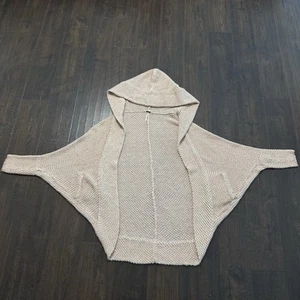 Free People Women’s Coco Cocoon Cardigan Wool Blend Knit Hood Oversize Sweater S - Picture 1 of 9