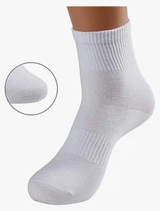 10/20 Tennissocken Herren und Damen Sport Socken Ohne Naht Baumwolle Kurz Socken - Bild 1 von 5