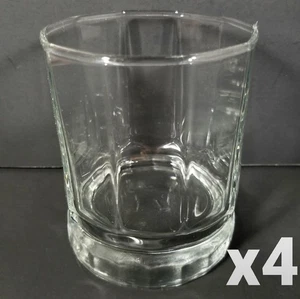 4 Anchor Hocking ESSEX CLEAR Double Old Fashioned Rocks Glass Set Lot 9.5 Oz - Picture 1 of 10