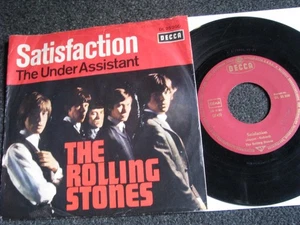 The Rolling Stones-Satisfaction 7" Vinyl-1965 Germany-DECCA-DL 25 200 - Imagen 1 de 2