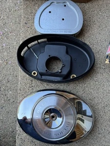 Harley Davidson Dyna Super Glide & Low Rider Air Cleaner Airbox and Backplate - Bild 1 von 4