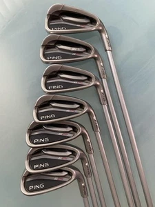 PING G25 Iron Set 7pcs 5-U TFC 360 Graphite Flex S White Dot - Picture 1 of 11