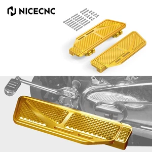 NICECNC For Harley Enlarged Rider Footboards Kit Softail Deluxe FLSTN 2005-2017 - Picture 1 of 11